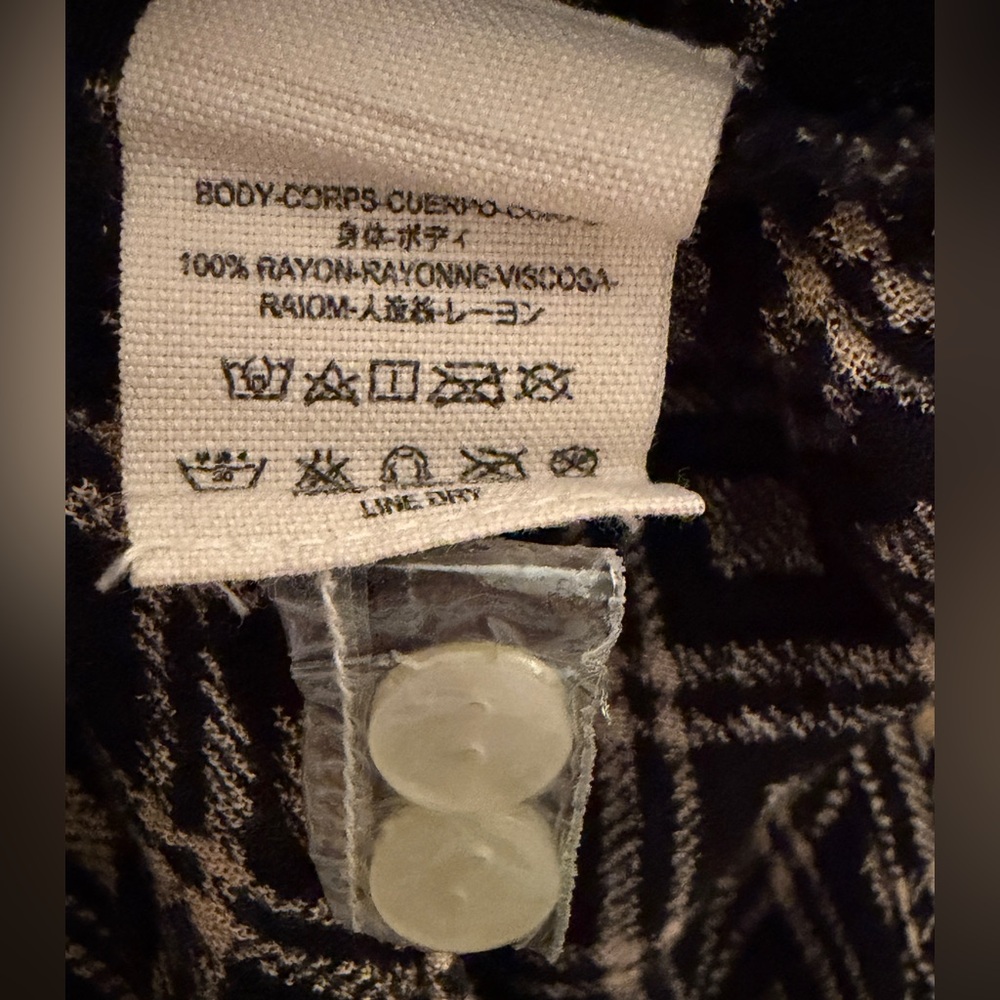 Free People Patterned Button Down Top. - image 6